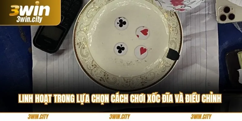 Linh hoạt trong lựa chọn cách chơi xốc đĩa và điều chỉnh